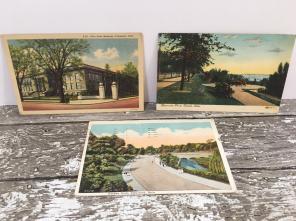 Vintage Columbus Ohio Postcards- Set/3