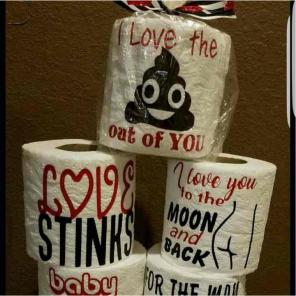 VALENTINE'S DAY TOILET PAPER