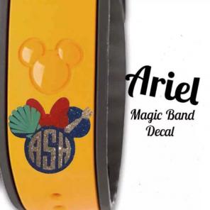 Ariel Disney Magic Band Decal