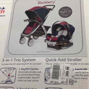 Chicco Bravo Quick Fold Trio System