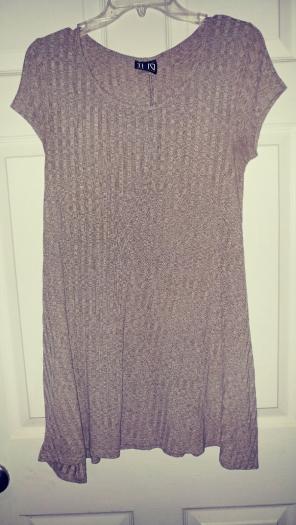 Beige tunic top
