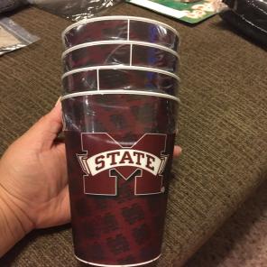 Mississippi State Plastic Cups