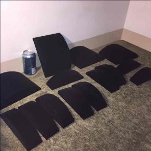 14 velvet jewelry, watch display boards