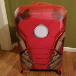 New iron man rolling luggage.