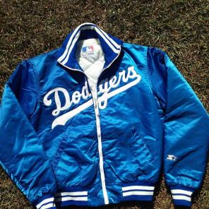 Vintage 80s Starter Dodgers SatinJacket