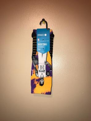 Lakers Brandon Ingram Stance Socks Large