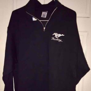 NEW zip embroidered Ford Mustang Jacket