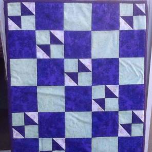 Handmade lap quilt. Size 36/30