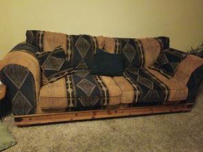 Matching southwestern sofa and love seat