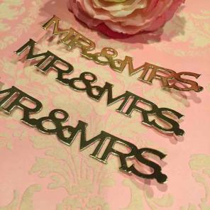Mr & Mrs Wedding Cut outs