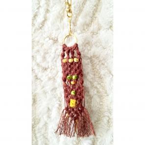 Macrame keychain
