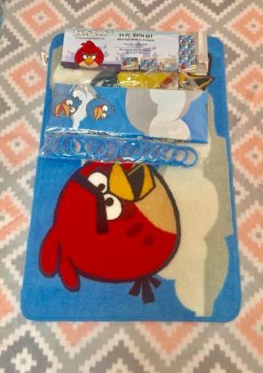Angry Birds 14 Piece Bathroom Set