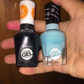 Gel Nail Polish Step 1 And 2