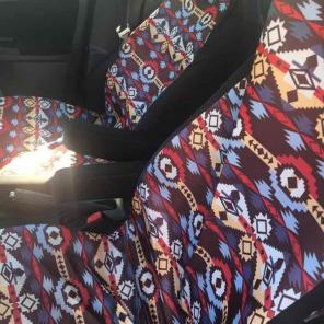 Tribal print car seat covers