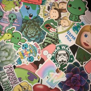 green tumblr stickers