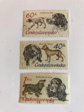 Vintage Dog Stamps