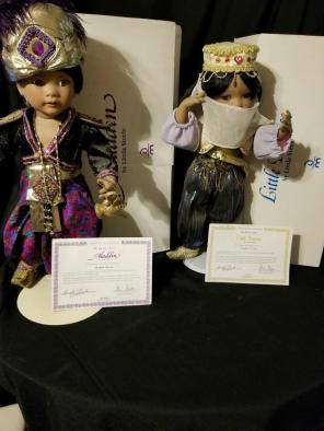 Aladdin & The Princess Dolls Porcelain 1