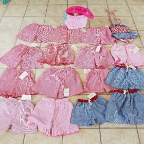 boutique lot, swim and shorts