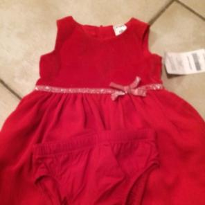 Nwt Carter's Newborn Red Dress