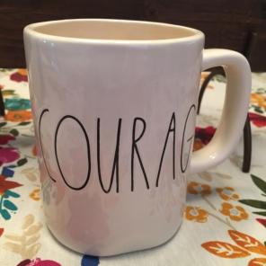 Rae Dunn Ceramic COURAGE Mug