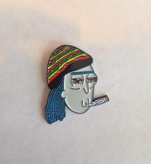 Rickstafarian Enamel Rick And Morty Pin