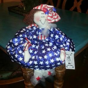 Fourth of July doll
