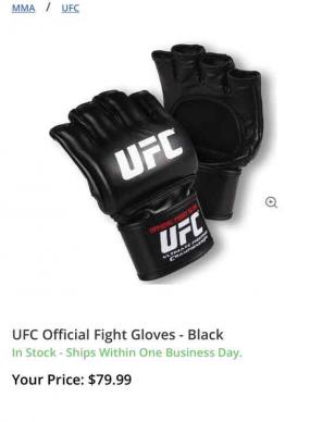 ufc official fight gloves