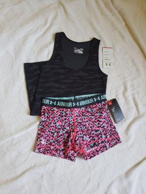 NWT Under Armour tank top & short