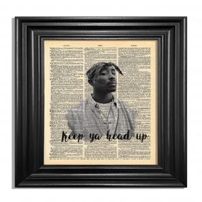 Tupac Dictionary Art Print