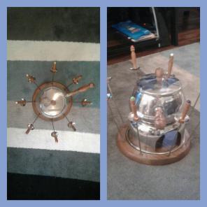 Vintage Fondue Set--Early 1970s