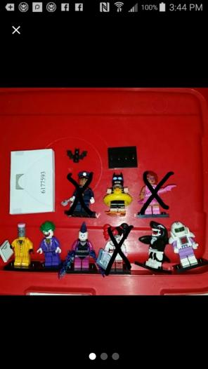 Lego The Batman Movie LE minifigures lot
