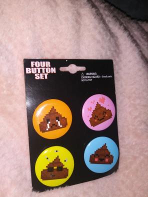Poop Emoji buttons