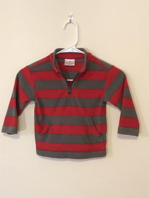 Hanna Red Grey Fleece2