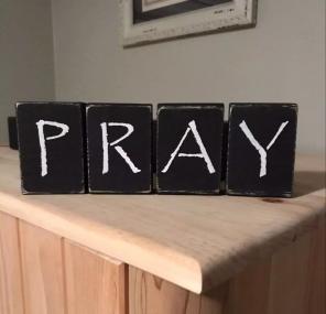 Pray Primitive Handmade Wood Blocks