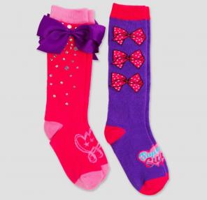 JoJo Siwa Bow Knee High Socks 2pk