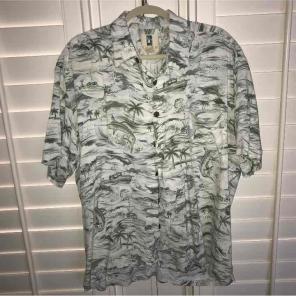 Kahala Hawaiian Shirt Men's L