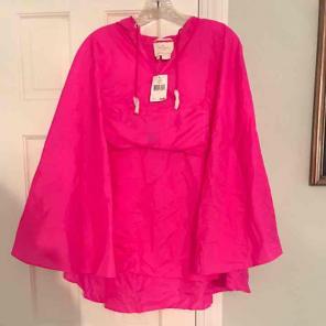 Pink Kate spade poncho