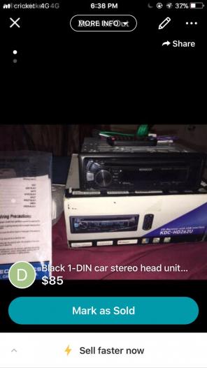 Kenwood Stereo New.