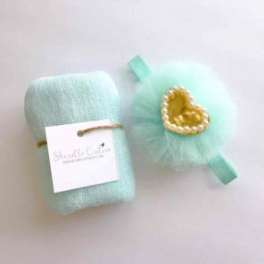 Newborn photography wrap set
