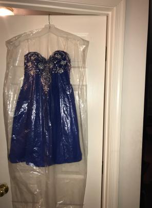 Royal Blue Homecoming Dress