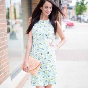 Maggot London geometric floral dress