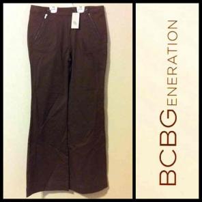 BCBGeneration Brown Stretchy Pants sz 12