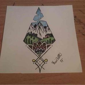 Mountain View Drawing