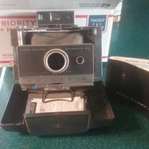 Vintage polaroid land camera auto 100