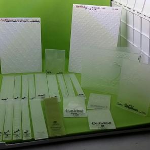 Assortment of embossing folders
