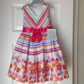 New stripe and flower 3t dress