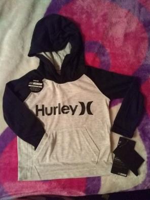 New Hurley tee hoodie