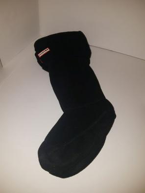 HUNTER L Black Boot Socks.