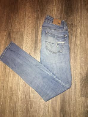 american eagle skinny jean size 00 reg