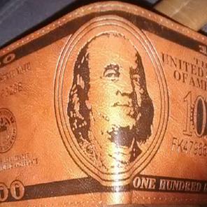 Hundred dollar bill wallet